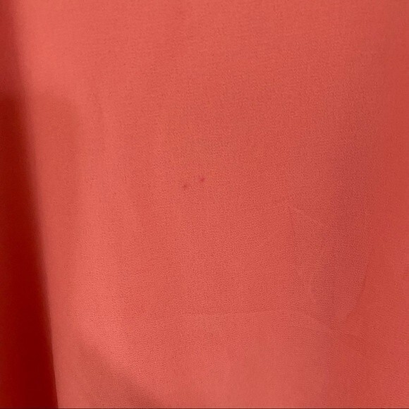 Impeccable Pig Tank Top Peach Orange Navy Blue Color Block Flowy Straps Solid - Picture 4 of 9